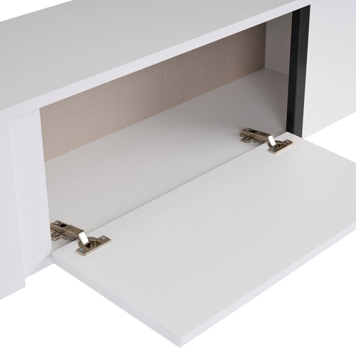 Nordure Soporte para TV Blanco y Negro Nordure Soporte para TV Blanco y Negro